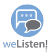 Logo: weListen!