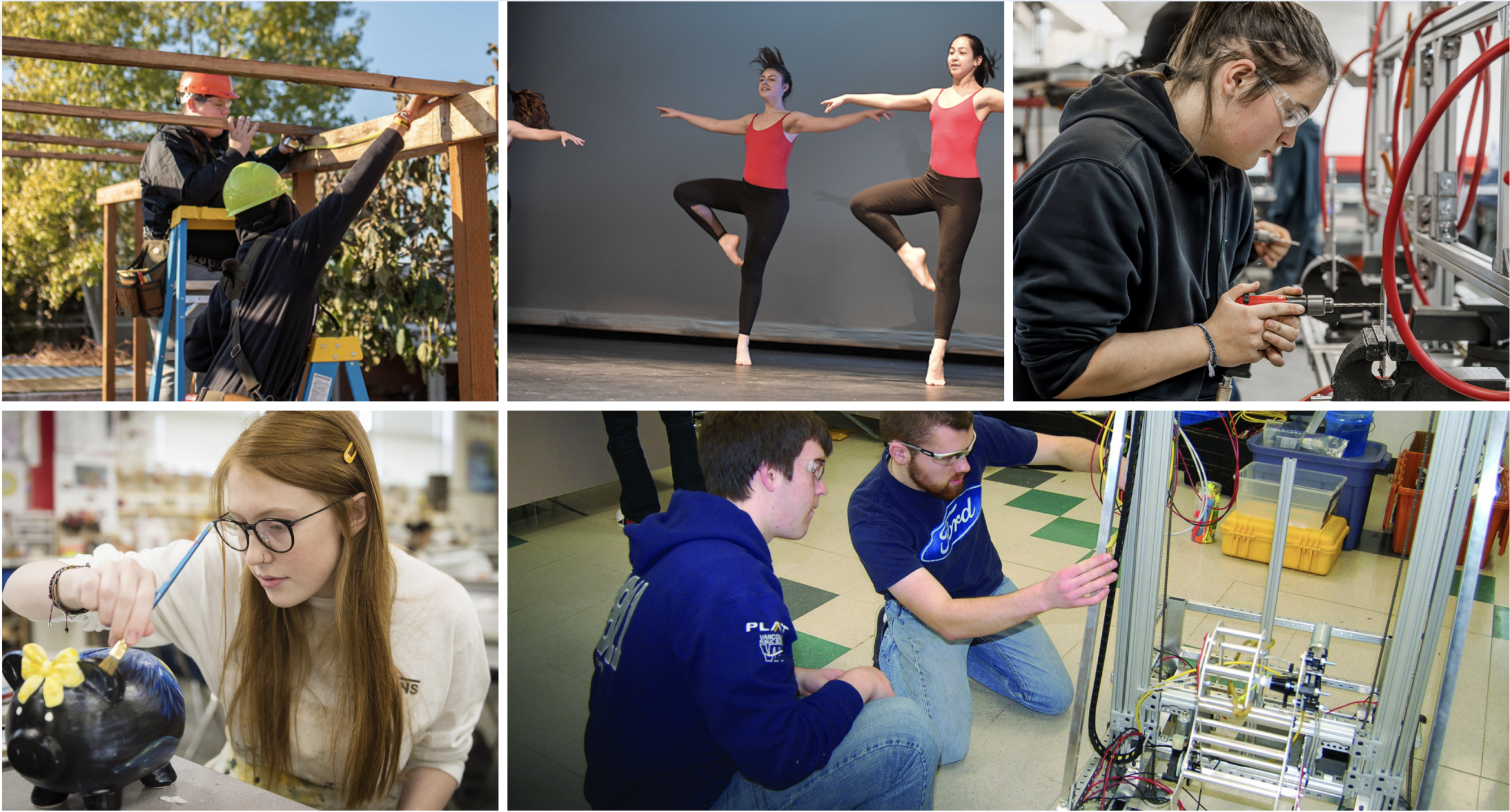 Choices photos of different programs